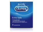 Утолщённые презервативы Durex Extra Safe - 3 шт. #4913