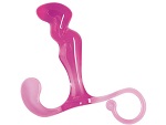 Фиолетовый вагинально - анальный стимулятор  #5774