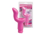 Розовый вибромассажер для G - точки  (Dream Toys 20022) #5870