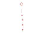 Розовые перламутровые анальные шарики #5877