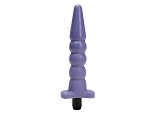 Фиолетовый многоскоростной вибратор-ёлочка - 17,8 см. #5895
