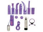 Фиолетовый набор для анально-вагинальной стимуляции #6076