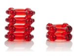 Набор из двух красных эрекционных колец COLT Enhancer Rings #6477