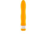 Оранжевый водонепроницаемый вибратор - 21,5 см. #6606