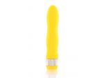 Желтый водонепроницаемый вибратор - 21,5 см. #6610