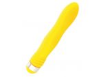Желтый водонепроницаемый вибратор - 18 см. #6615