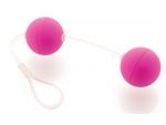 Фиолетовые вагинальные шарики на прозрачной сцепке #6638
