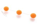 Анальная цепочка из 3 оранжевых шариков #6641