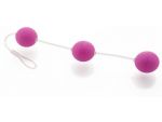 Анальная цепочка из 3 фиолетовых шариков #6643