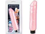 Водонепроницаемый розовый вибратор VibroJim #793