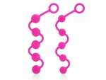 Две анальные цепочки различного рельефа Posh Silicone "O" Beads #10493