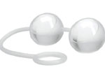 Стеклянные вагинальные шарики Climax Kegels Ben Wa Balls with Silicone Strap #10820