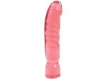Большой розовый фаллоимитатор Crystal Jellies 12" Big Boy - 29,5 см. #10876