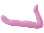 Розовый безременной фаллоимитатор-страпон 8" Strapless Strap-On - 20,3 см. #10942