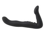 Черный безремневой страпон 8" Strapless Strap-On - 20,3 см. #10943