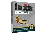 Презервативы LUXE Big Box Long Love с пролонгирующим эффектом - 3 шт. #12321
