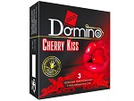Презервативы Domino Cherry Kiss со вкусом вишни - 3 шт. #12384