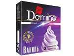 Ароматизированные презервативы Domino "Ваниль" - 3 шт. #12387