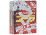 Ароматизированные презервативы Sagami Xtreme Cola  - 3 шт. #12399