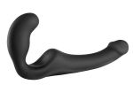 Черный безремневой страпон Share из нежного силикона #13510