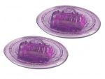 Фиолетовые вибромассажеры для груди #13801
