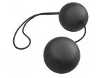 Чёрные анальные шарики Vibro Balls #14045
