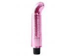 Розовый вибратор JELLY GEMS №3 - 21 см. #16270