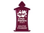Разогревающий лубрикант Fun Flavors 4-in-1 Seductive Strawberry с ароматом клубники - 10 мл. #18858