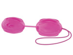 Розовые вагинальные шарики с вибрацией Buzz Vibrating Love Balls #18955