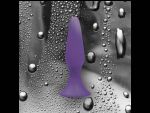 Фиолетовая анальная втулка Sliders Silicone Anal Plugs Large на присоске - 15,2 см. #19355