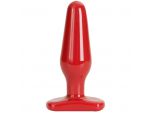 Красная пробка среднего размера Red Boy Medium 5.5" Butt Plug - 14 см. #19570