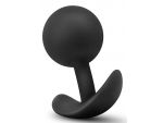 Черная анальная пробка Wearable Vibra Plug - 9,5 см. #101140