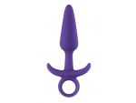 Фиолетовая анальная пробка с держателем INYA Prince Medium - 13 см. #101351
