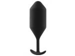 Чёрная пробка для ношения B-vibe Snug Plug 5 - 14 см.  #103075