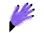 Фиолетовая перчатка для мастурбации Luv Glove #104094