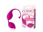 Ярко-розовые фигурные вагинальные шарики Cosmo #105916