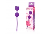 Фиолетовые вагинальные шарики с ушками Cosmo #105919