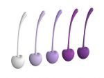 Набор из 5 фиолетово-белых шариков CHERRY KEGEL EXERCISERS #106992
