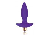 Фиолетовая коническая анальная пробка Sweet Toys - 10,5 см. #108174
