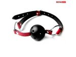 Красно-черный кляп-шарик Ball Gag #108324