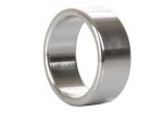 Серебристое эрекционное кольцо Alloy Metallic Ring Medium #108939