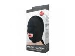 Черная маска-шлем с отверстием для рта #128573