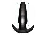 Черная анальная вибропробка Kinetic Thumping 7X Medium Anal Plug - 13,3 см. #146125