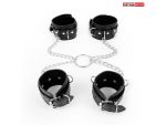 Комплект наручников и оков на металлических креплениях с кольцом #147844