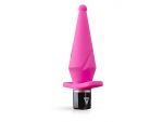 Розовый анальный вибратор LilPlug Vibrator - 13,5 см. #154547