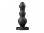 Черная анальная ёлочка Beaded Cone - 10,5 см. #154548