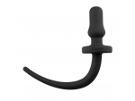 Черная анальная пробка с хвостом Dog Tail Plug #154557