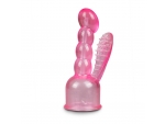 Розовая насадка для wand-вибратора Easytoys Rabbit Attachment #154628