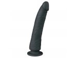 Черный силиконовый фаллоимитатор Suction Cup Dildo - 21 см. #154652
