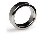 Серебристое эрекционное кольцо Heavy Cock Ring Size M #154719
